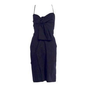 Bassike Poplin Knotted Slip Dress​​